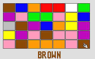 Grandma's Colored Quilt atari screenshot